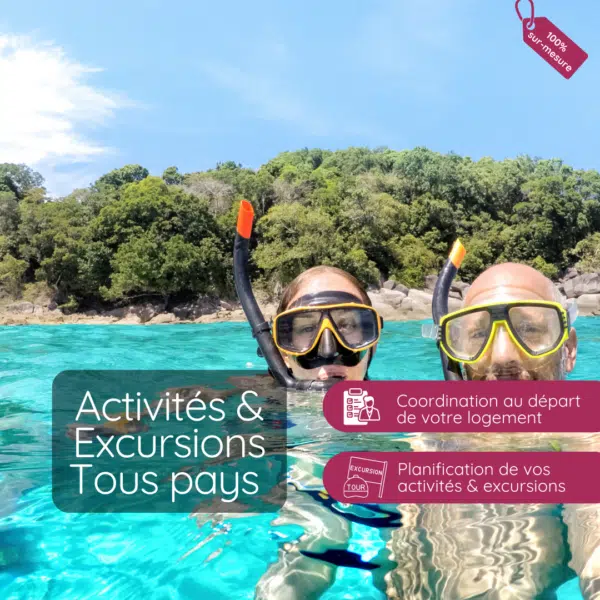 organisation activités et excursions